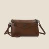 Elegant Crossbody Bag with Textured Finish and Dual Zip Pockets