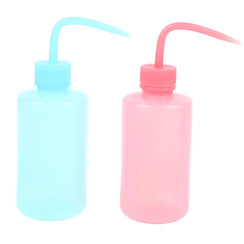 1Pc Wash Clean Clear Plastic Green Soap Lab Wash Squeeze Diffuser Bottle