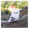 Owl Plush Toy Realistic Stuffed Animal Ornament For Christmas Tree Kids Props Plush Owl Decor