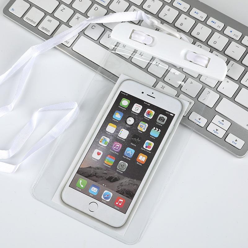 Waterproof Touchscreen Phone Pouch: Swim, Ride, Rain-Proof Sealed Bag with Airbag Sleeve for Underwater Storage