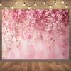 pink cherry blossom background, suitable for weddings, parties, photo studios, live broadcastL
