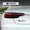 Kovová samolepka s logem vozu na blatník, kufr, dekorativní příslušenství pro Lexus F-SPORT ES RX NX LS UX LM LX GX LC RZ IS CT GS RC HSYR7