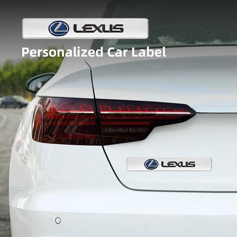 Kovová samolepka s logem vozu na blatník, kufr, dekorativní příslušenství pro Lexus F-SPORT ES RX NX LS UX LM LX GX LC RZ IS CT GS RC HSYR7