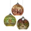 3D LED Colorful Glass Pendant Light - Nordic Minimalist Design for Dining, Shop, Restaurant, or Bedroom