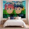 Ponyo (19) Meno kūrinio sieninis gobelenas namų miegamojo svetainės dekoravimui Puiki dovanos idėja