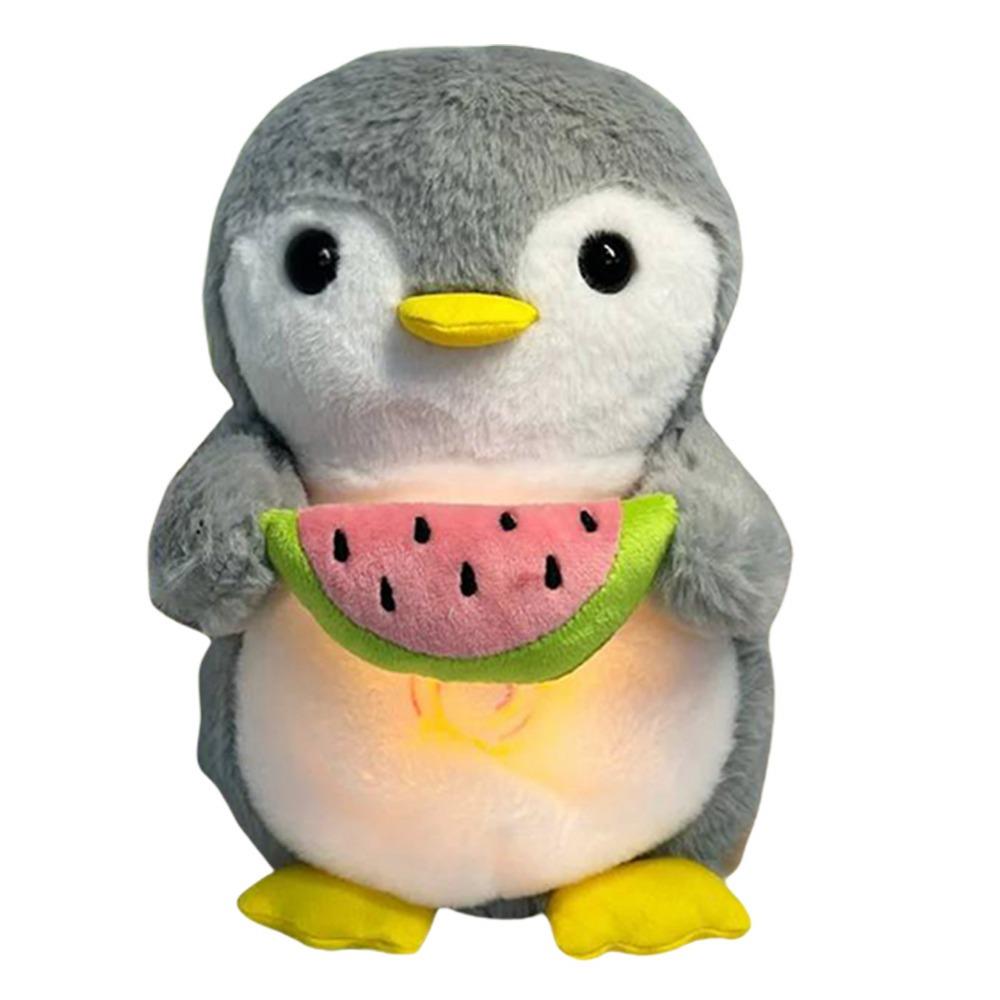 Simulation Penguin Breathing Toy Heart Baby Breath Toy Cute Penguin Soothes Plush Toy  Kids Toy