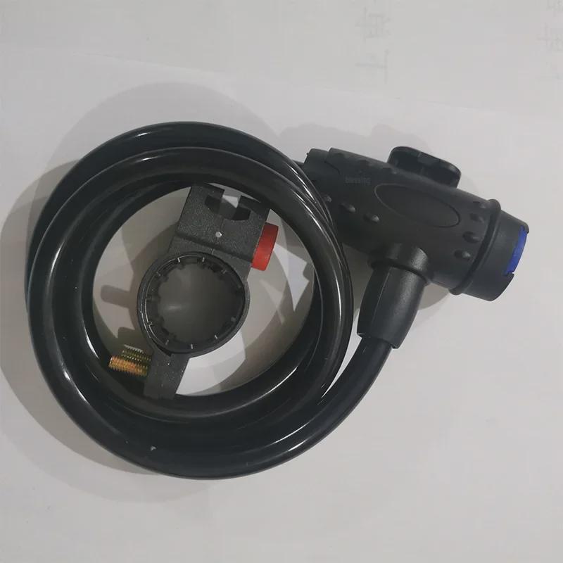 Customizable Length Bicycle Anti-Theft Cable Lock with Key