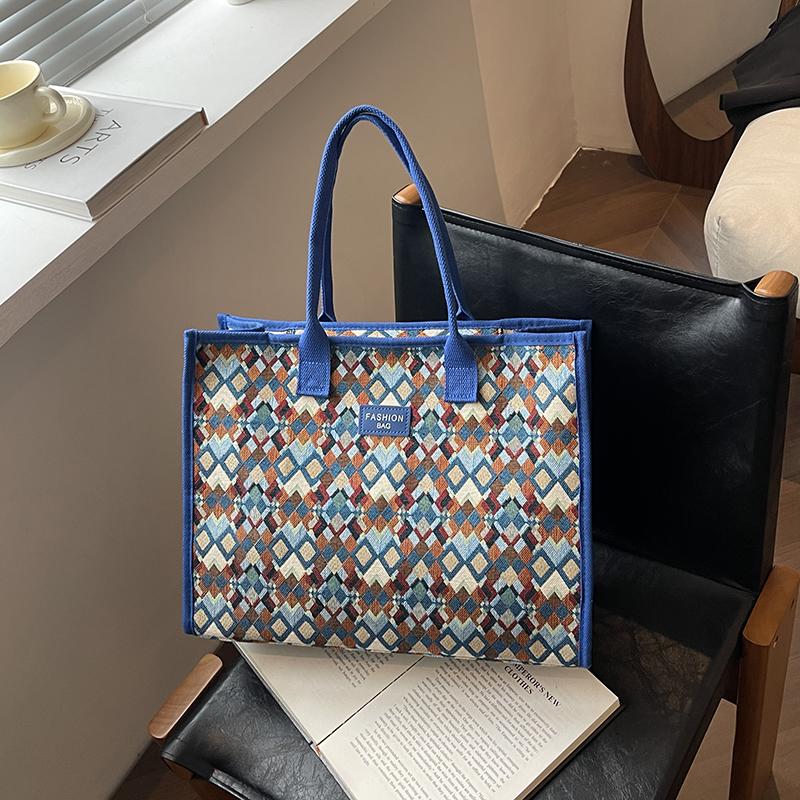 

Летняя сумка-тоут Bohemia для женщин, новая легкая и универсальная модная сумка большой вместимости на одно плечо для поездок на работу