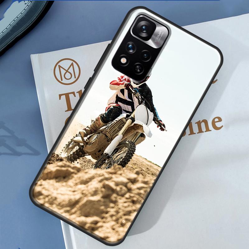 Moto Cross Motorcycle Sports Case For Xiaomi Redmi 13C 10C 12C 14C Redmi Note 14 13 Pro 12 11 9 10 9S 10S 11S 12S Cover