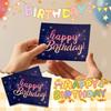 Happy Birthday Creative Birthday Three-Dimensional Greeting Card High-end Feeling Birthday Greeting Card With Music Lighting 3D Greeting Card