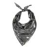 Y2K Metallic Triangle Bandana, High Gloss Punk Head Scarf for Women