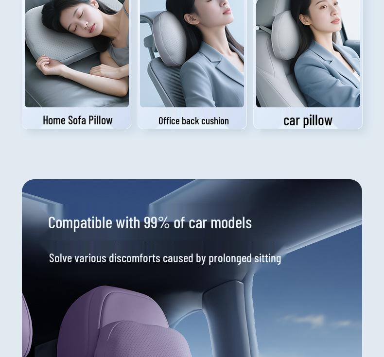 Avatr 06 Essential Headrest & Lumbar Support Set for Car Interior