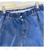 Super Size High Waist Summer Loose Fit Plus-Size Denim Shorts 3188