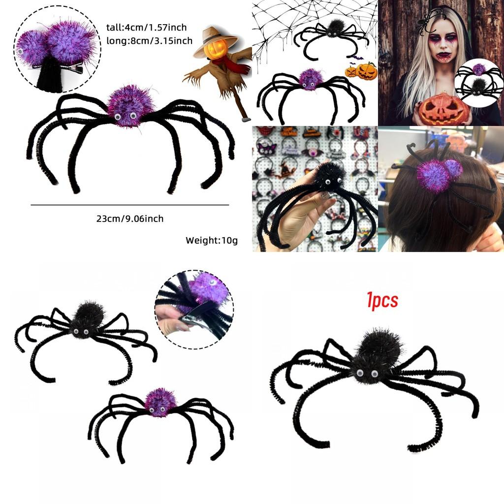 Klipsy do włosów pająki na Halloween Unikalny design nóg pająka DIY Akcesoria do włosów dla kobiet i dziewcząt