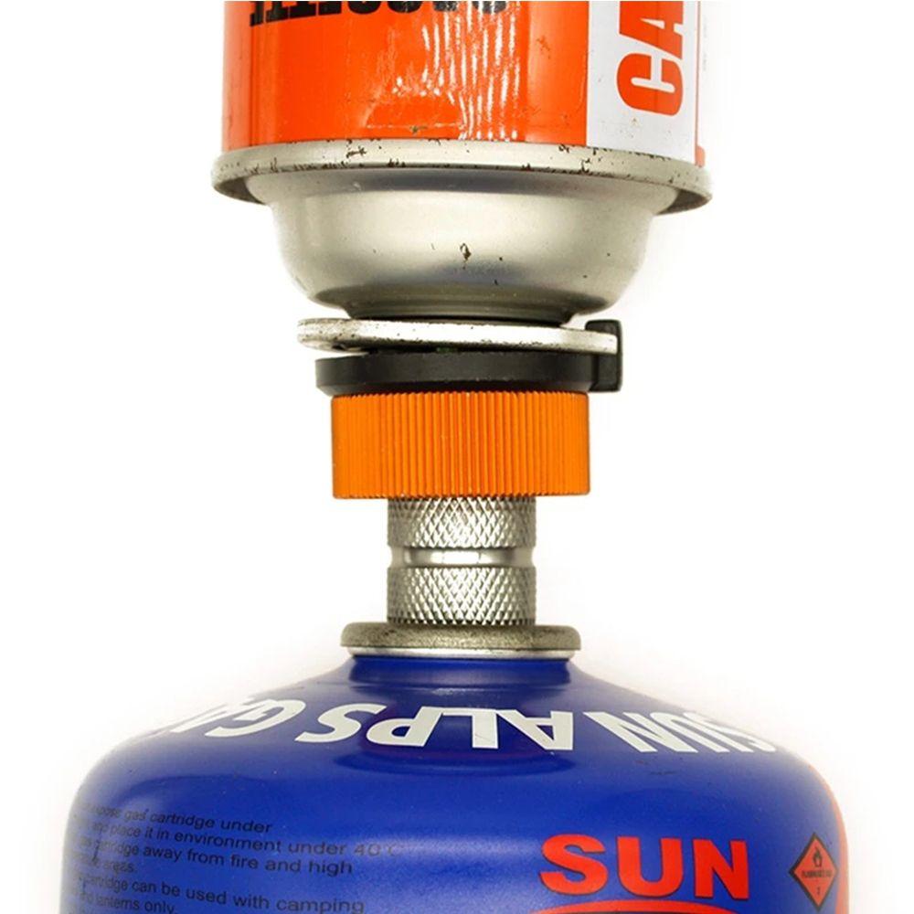 New Canister Connector Gas Refill Adapter Gas Nozzle Butane Stove Cartridge