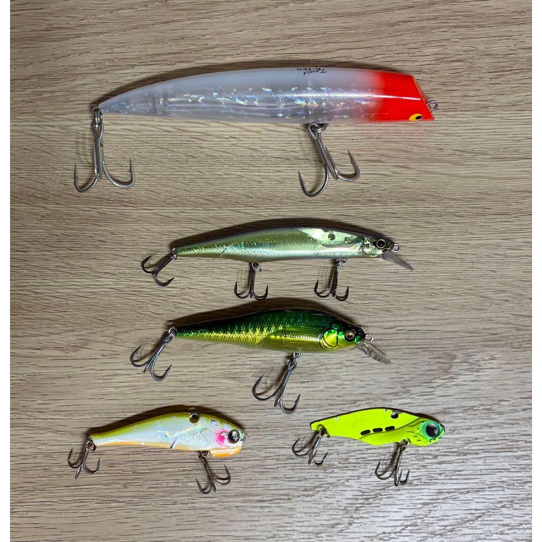 Used [Sea bass used lures set of 5]