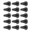 15 Pcs Billiard Bottom Rubber Plug Protection Pad Pole Tail Cover Protection Accessories