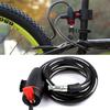 1 Set Motorcycle Lock High Durability Anti-deform Metal Mountain Bicycle Lock with Key
