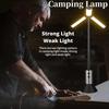 Telescopic Camping Lantern, Rechargeable Camping Lights, Multifunction Tent Lamp with Hook 3Model Flashlight for Camping, Hiking