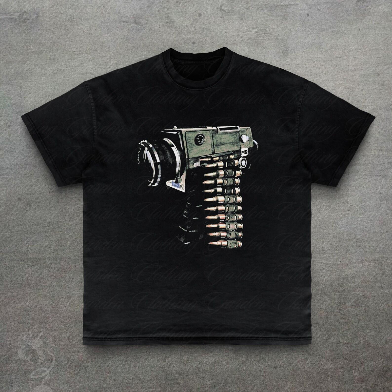 2000s Y2k Graphic Tee, Vintage Skater Style T-Shirt for Men Women, Retro Streetwear Photographer Top, Edgy Grunge Alt Skater Unisex Clothing 3XL