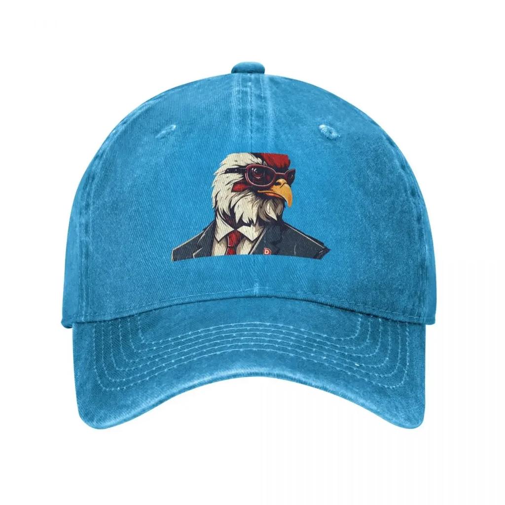 rooster in suit Baseball Cap GentleUnisex Hat Hat Unisex Ball Cap party Hat Hats Unisex Womens
