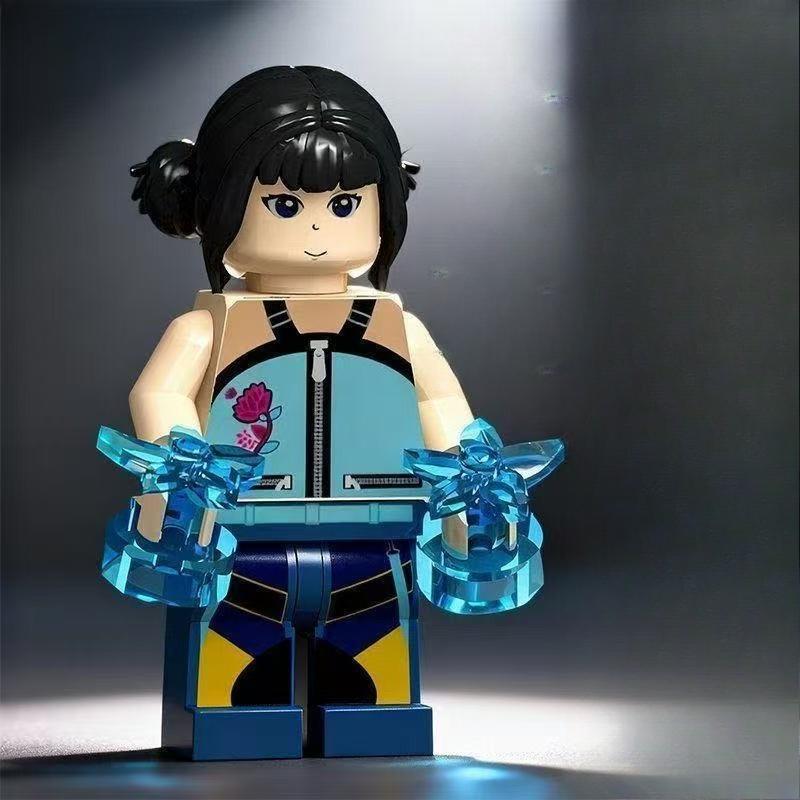 Mini Kpop Demons Hunters Assembling Figurine Model Building Blocks Toys Zoe Rumi Mira Girl Fans Collection Christmas Gift