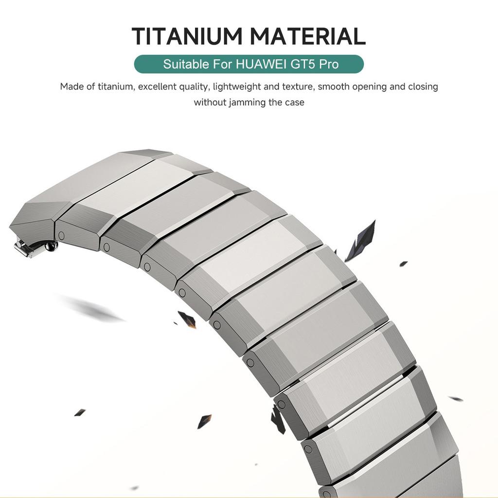 Original Luxury Titanium Strap For Huawei Watch GT 5 Pro Metal Bracelet For Huawei Watch GT5 Pro 46mm Specialized Watch Strap