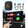 Wireless CarPlay Adaptor & Android Auto Wireless Adaptor - Magic Link CarPlay Ai Box-Support Netflix/YouTube/TF Card/U Disk for Wired To Wireless