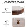 Wooden Round Nut Organizer Tray Divided Snack Tray with Lid for Parties Fruit Appetizers Candy Dried Fruit Coffee Table