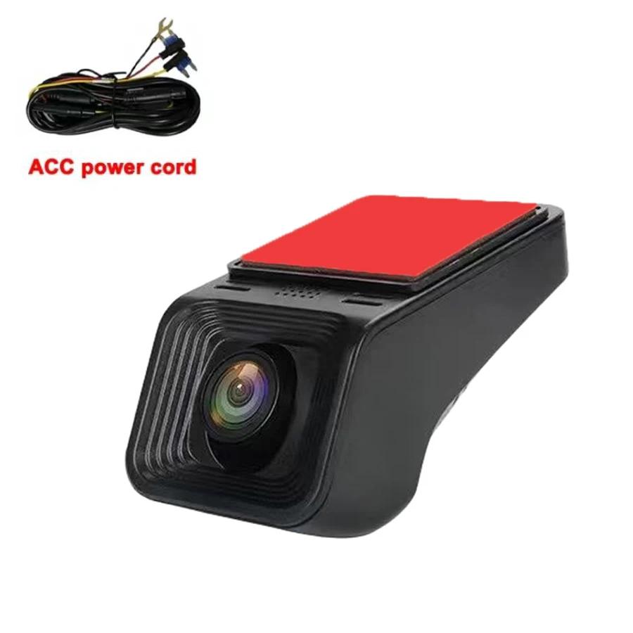 

HD Car DVR Camera – Wireless ACC Tachograph with 24H Parking Monitoring & App Control (Driving Video Recorder) None чёрный