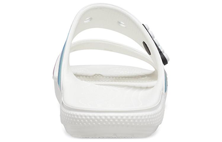Crocs Classic Colorful Unisex Multi Color White Sandals 207771-94S