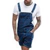 Mens Plus Pocket Jeans Overal Jumpsuit Streetwear Overal Suspender Kalhoty