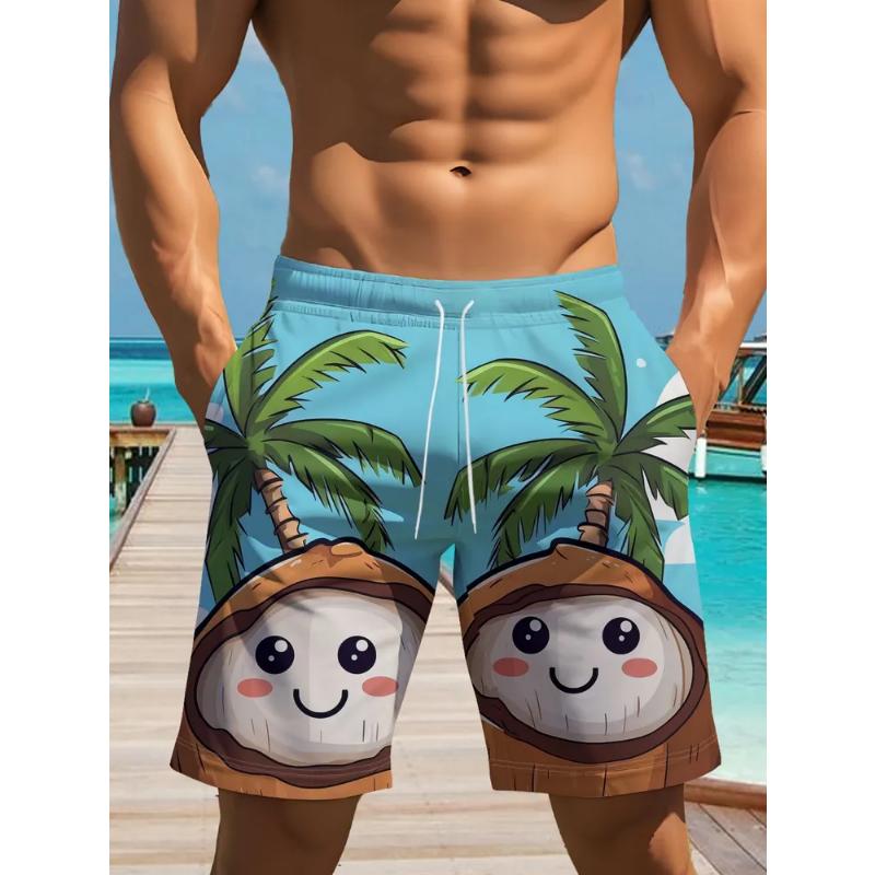 Fashionable Men's shorts3D Color-printed Abstract Shortscasual Beach Shorts