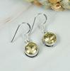 Solid 925 Sterling Silver Earring, Birthstone Earring, Handmade Earring, Designer Earring, Statement Earring