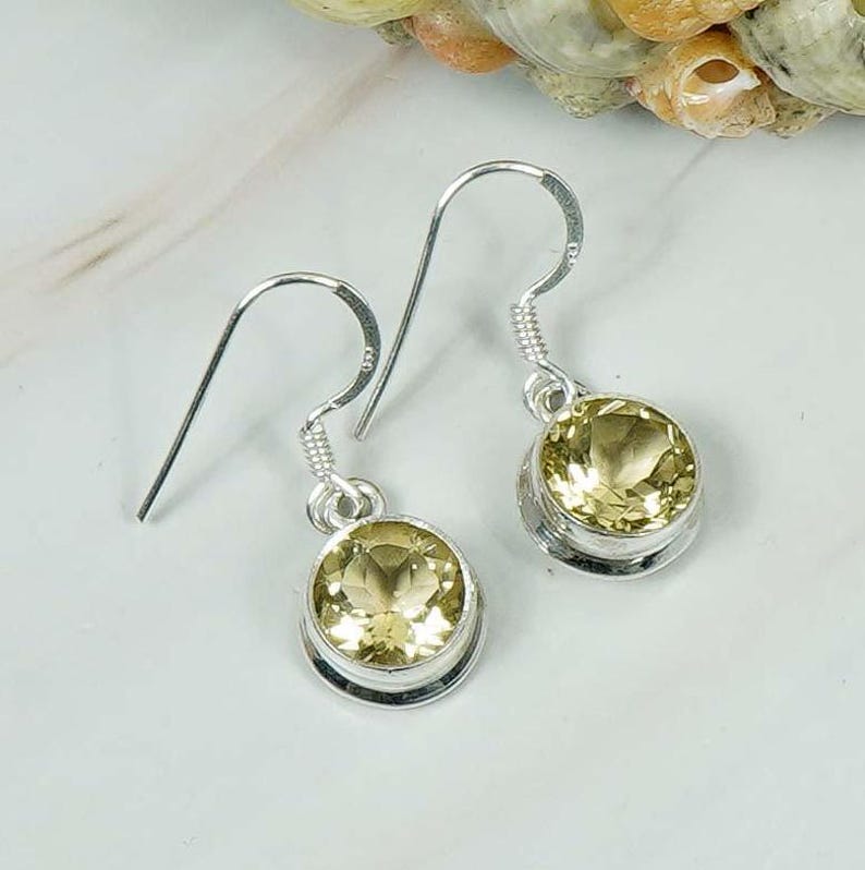 Solid 925 Sterling Silver Earring, Birthstone Earring, Handmade Earring, Designer Earring, Statement Earring