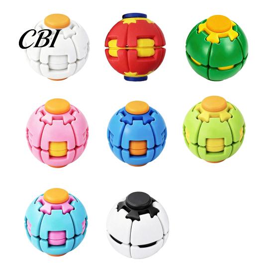 Anxiety Relief Fidget Spinner 3D Printed Press Spinning Ball, Stress Spinner, Device Rotating Splicing Ball Desk Toy for Kids Teens Adults Gadget