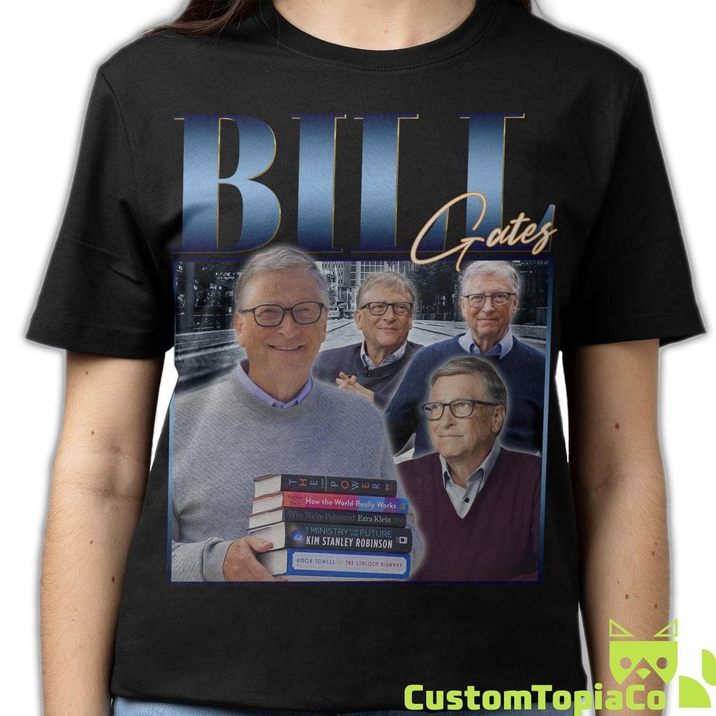 BILL GATES SHIRT, Bill Gates Vintage T-Shirt, William Henry Gates Retro 90s Bootleg Homage Merch, Funny Bill Gates Tribute Rap Tee Fans Gift