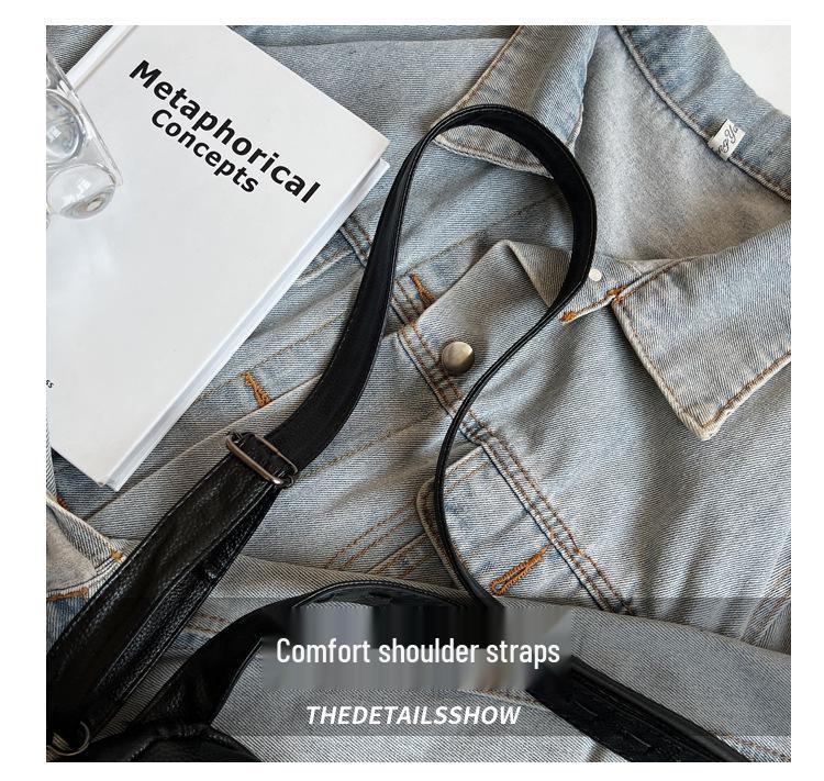 Large Capacity Women's Solid Color Korean Style Fashion Tote Shoulder Bag