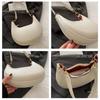 Yogodlns New Fashionable High-end Moon-shaped Baseball Bag Showing Luxury Women's Single Shoulder Bag Elegant Lady Handbags