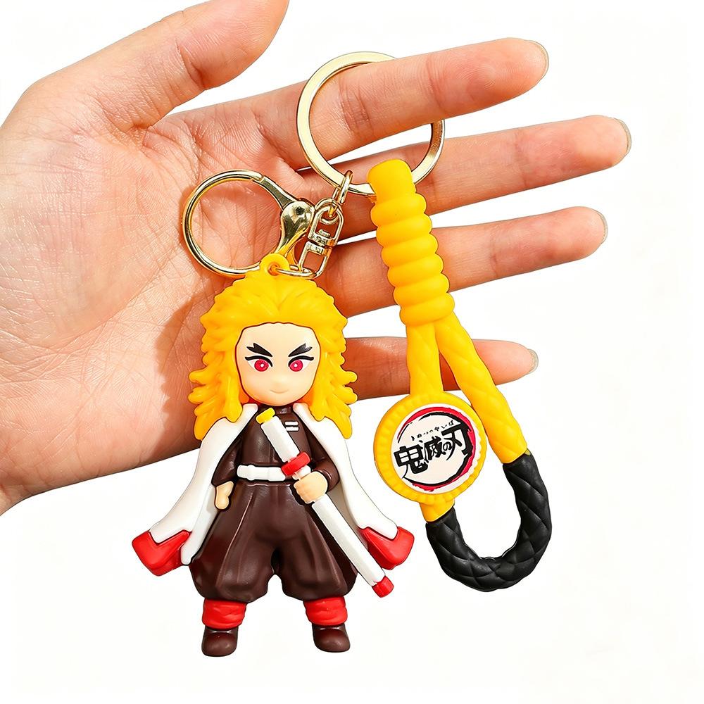Cute Chibi Style Cartoon Girl Keychain Bag Pendant Doll Accessory
