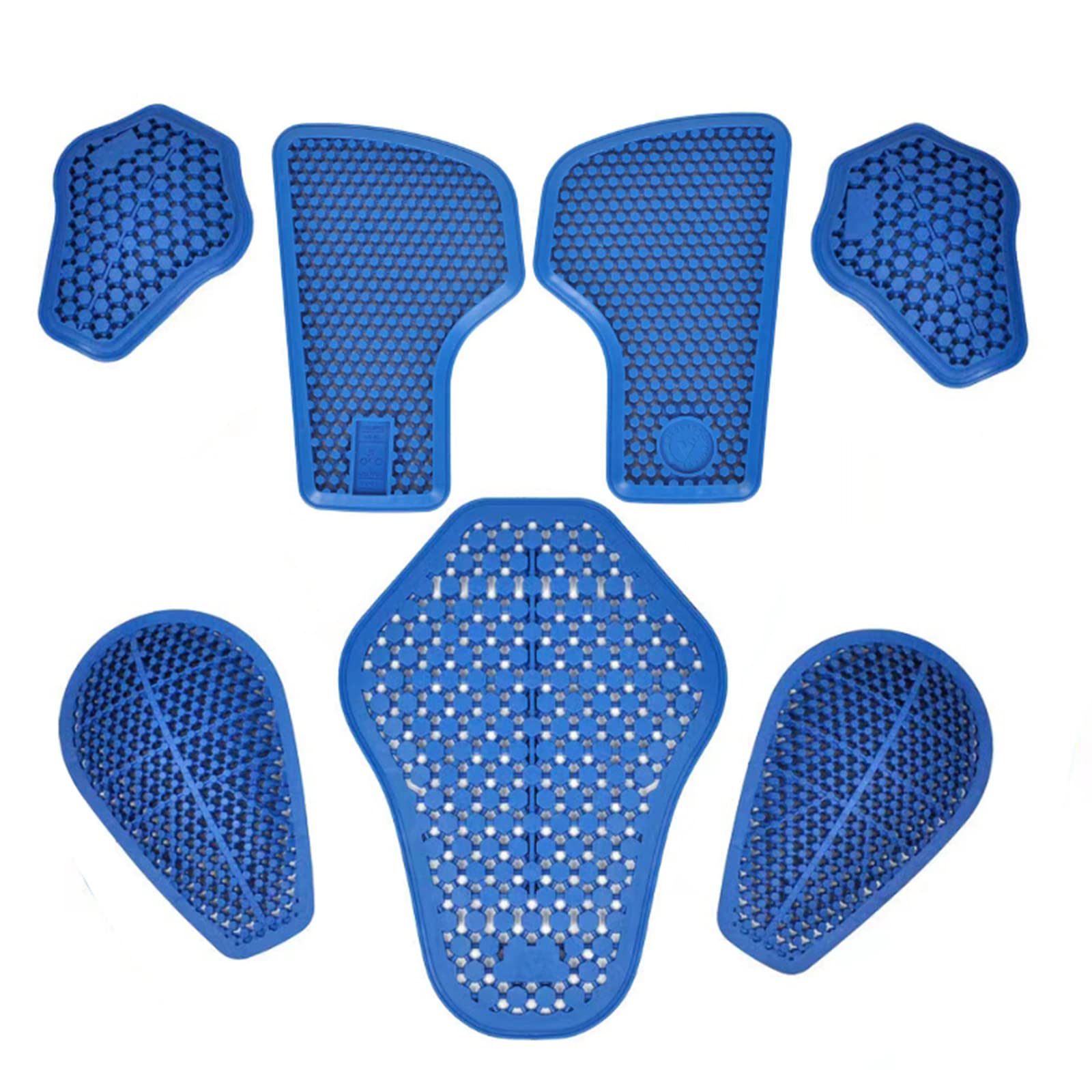 

RENHE Защита спины и верхней части тела CE Уровень 2 CE Комплект из 7 мотоциклетных защит спины, груди, плеч, локтей, Силикон, Стандартный,