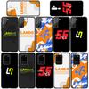 Phone Case for Samsung Galaxy S25 S24 S23 iPhone 16 15 Xiaomi Redmi Note 14 13 12 16E X 11 Pro Max Moto Huawei No4 F1 Number Funda No 4 Supercar Cover