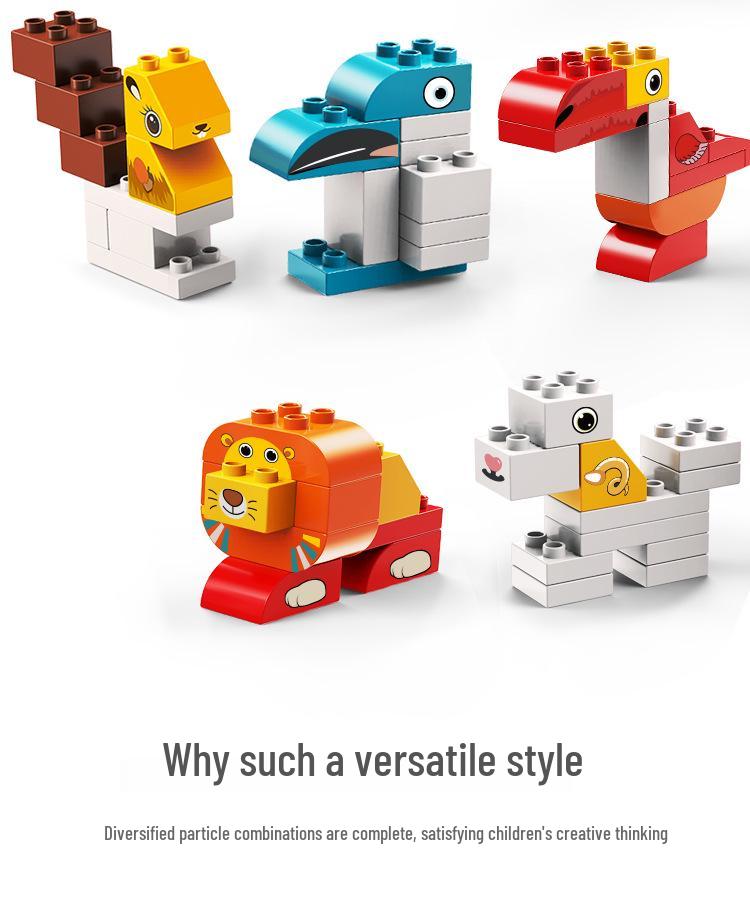 Rotating Windmill & Ferris Wheel Building Blocks Toy for Kids