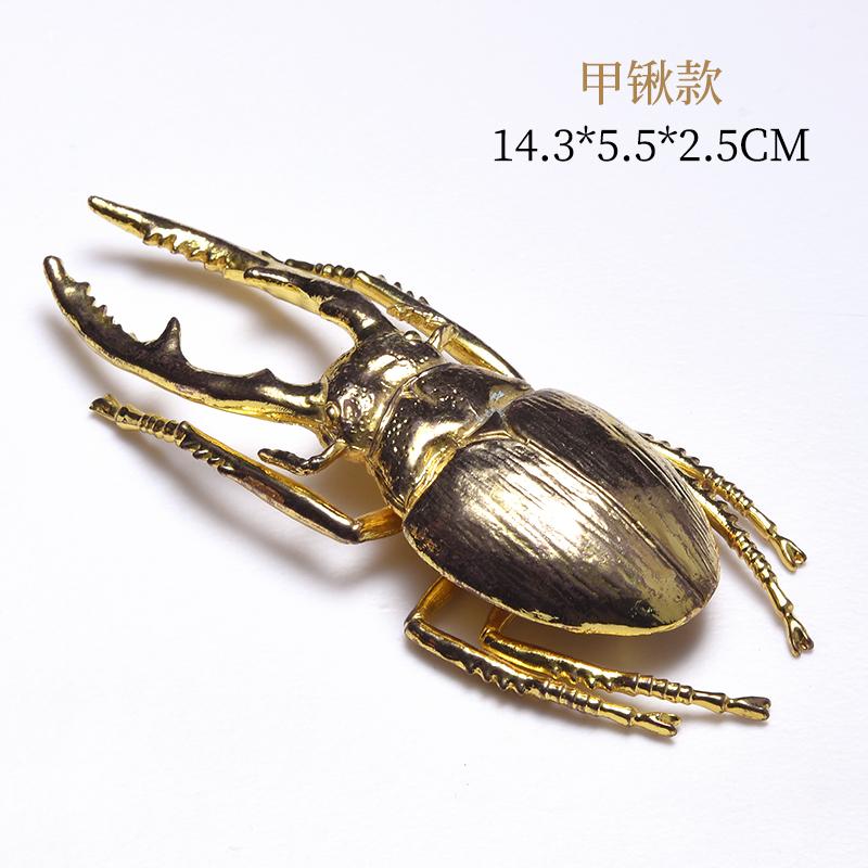 Gold Metal Insect Ornaments Butterfly Insect Statue Sculpture Animal Decoration Crafts Figurines Miniatures Home Accessories