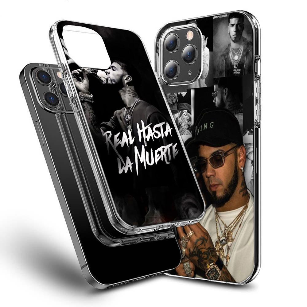 Rapper A-Anuel AA Real Phone Case For Iphone 16E 15 Pro 14 Plus 17E 16 17 Pro Max Air 11 12 13 Mini Shockproof Capa Cute Cove