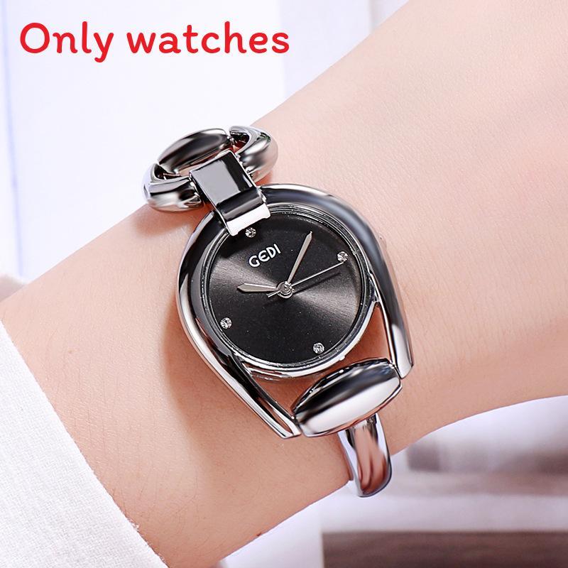 Fashion Ladies Quartz Watch With Alloy Bracelet And Rhinestone Decor For Casual Wear