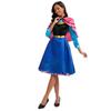 S-4Xl Halloween Adult Costumes Frozen Cosplay Masquerade Clothes Foreign Trade Anna Princess Dress