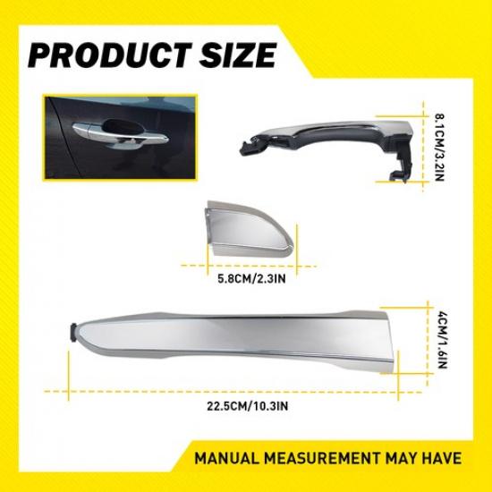 Outside Front Door Handles RH For Hyundai Tucson SEL Value Edition 2018- EK