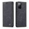 CASEME Case for Samsung Galaxy S20 FE, Leather Wallet Case, Black