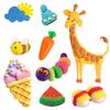 Argilla Fatta a Mano 6 Colori Plastilina Argilla Colorata Giocattoli per l'Educazione Precoce dei Bambini